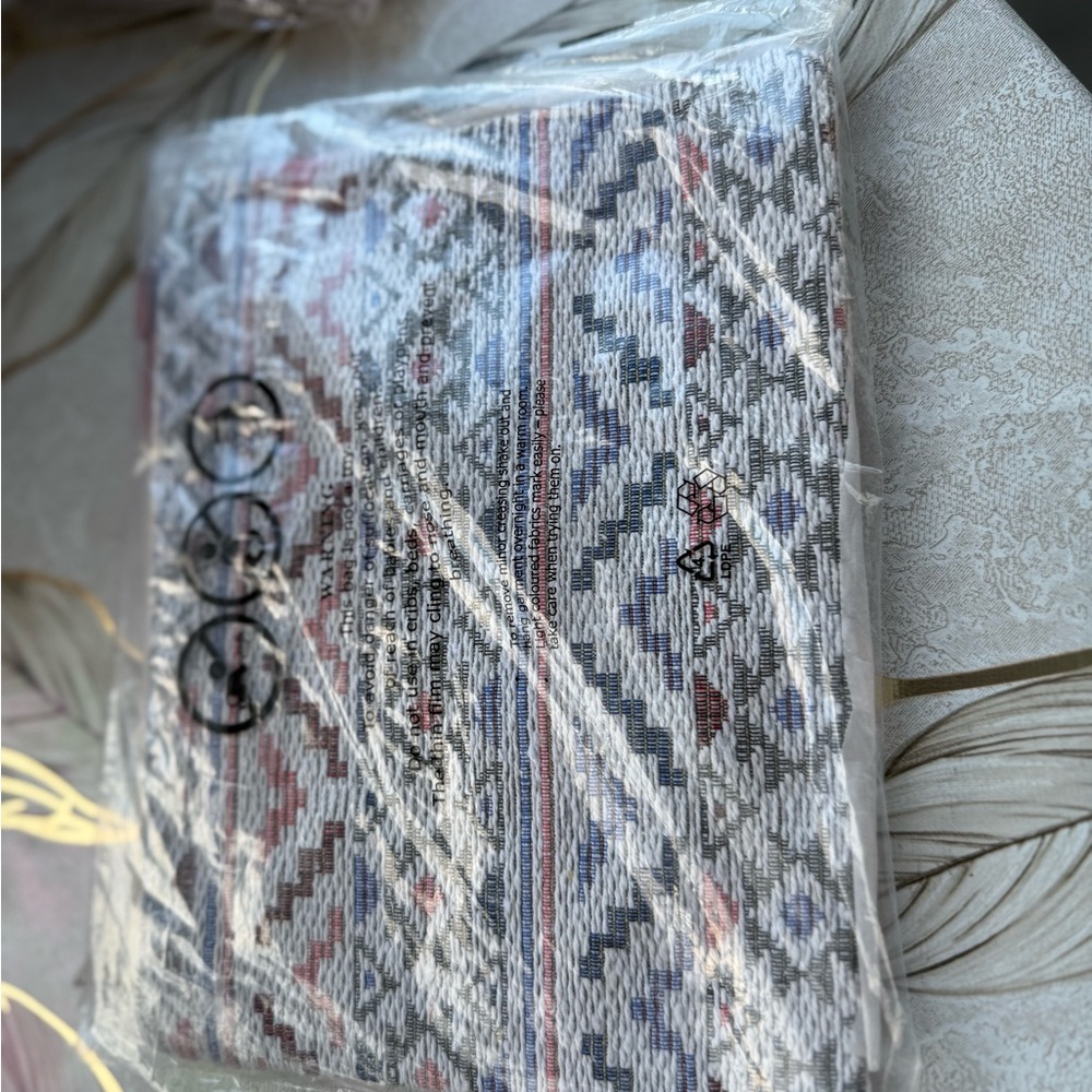 AMERICA & BEYOND Beyond/Embellished Tote Bag 3 Piece Set Boho Made In India 🇮🇳 - Picture 2 of 8
